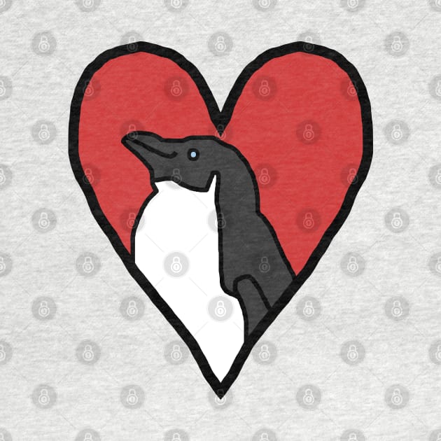 My Penguin Valentine by ellenhenryart